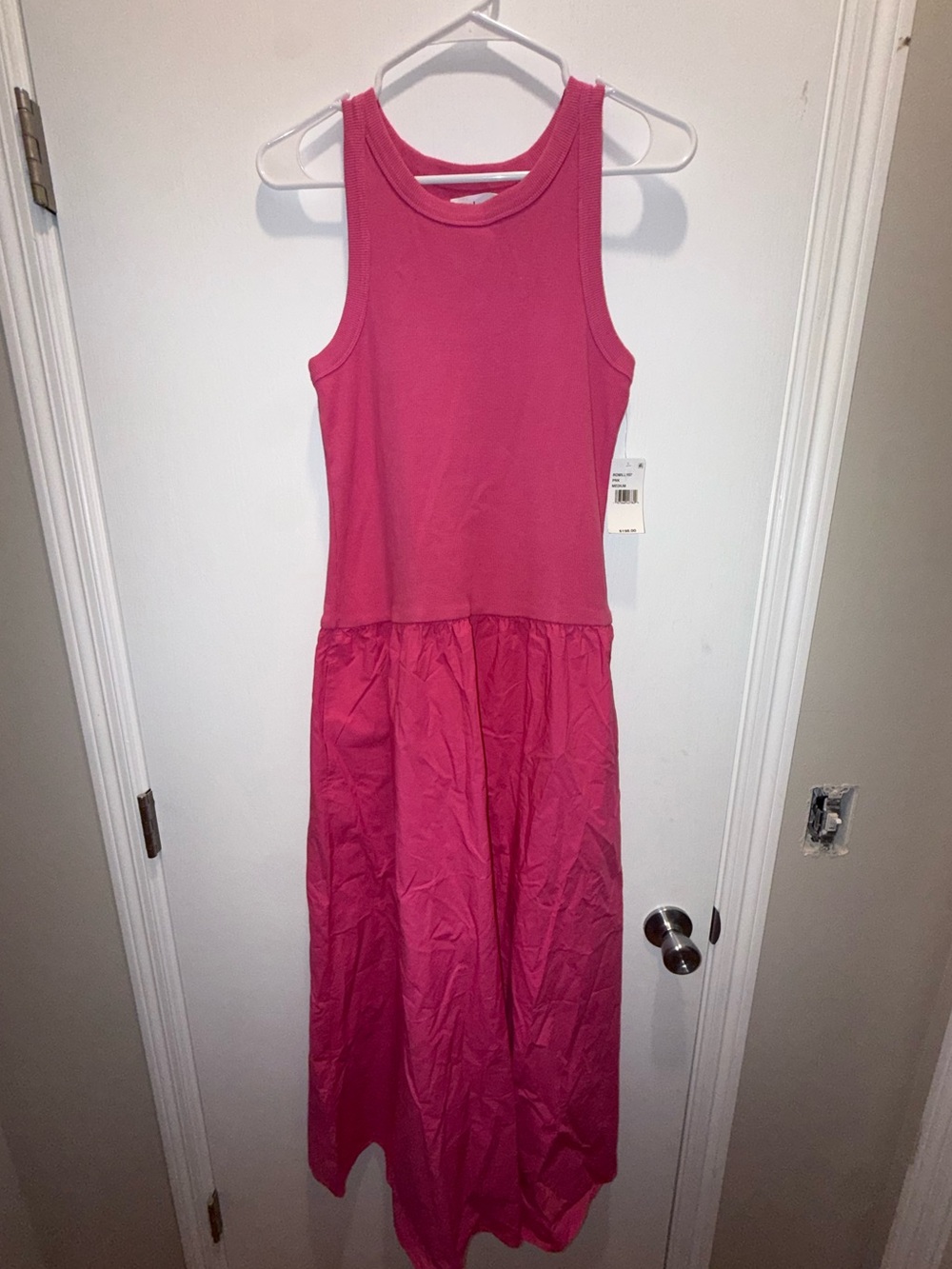 VELVET drop waist maxi dress
